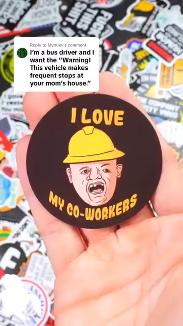 150Pcs Blue Collar Funny Stickers