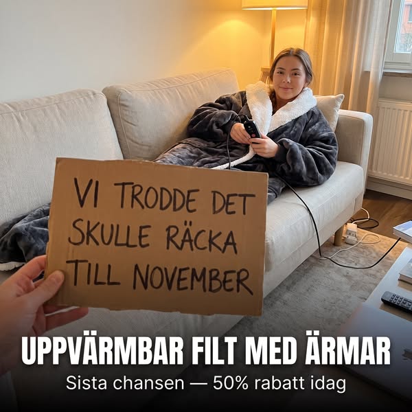 50% på VÄRMORA™ idag – frys aldrig hemma igen.