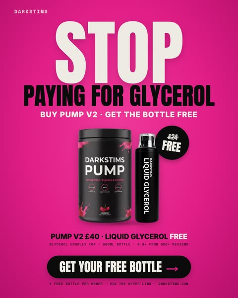Buy PUMP V2, Get Glycerol FREE
