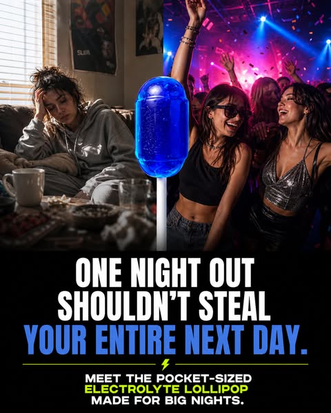 Electrolyte lollipops for your night
