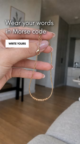His name, hidden in Morse code