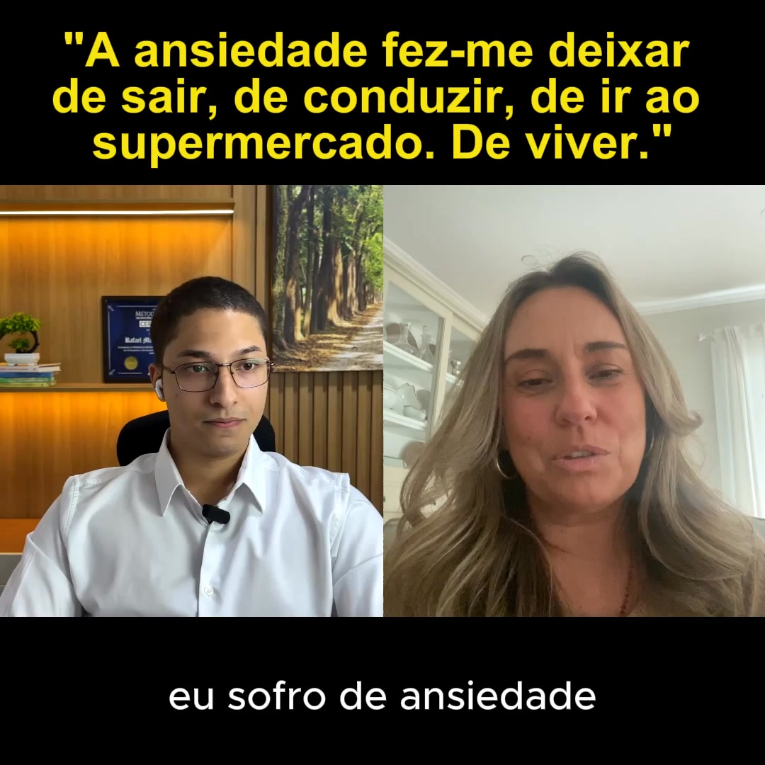 A ansiedade roubou a liberdade da Dora