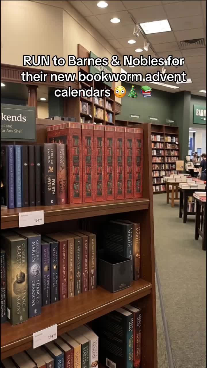 【Best Gift】Mini Book Ornament Advent Calendar