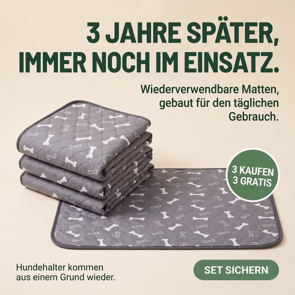 Wie wir jeden Hund stubenrein bekommen