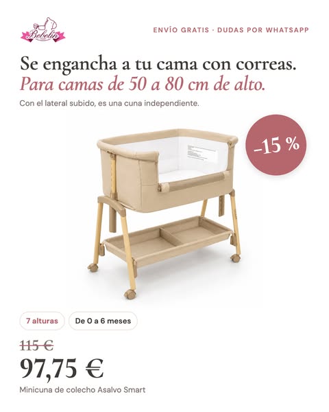 Minicuna de colecho Smart · 97,75 €