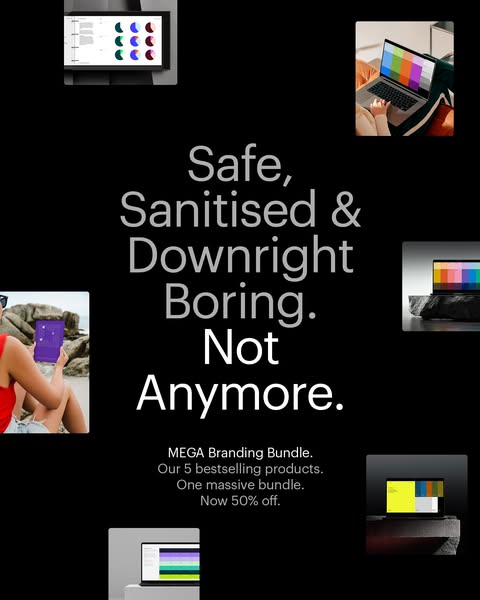 Mega Branding Bundle. Massive 50% off.