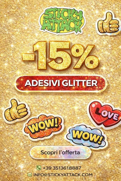 Adesivi Olografici Personalizzati | StickyAttack