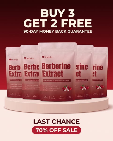 Berberine: "Nature's Metformin" — Now 97% Pure With Piperine.