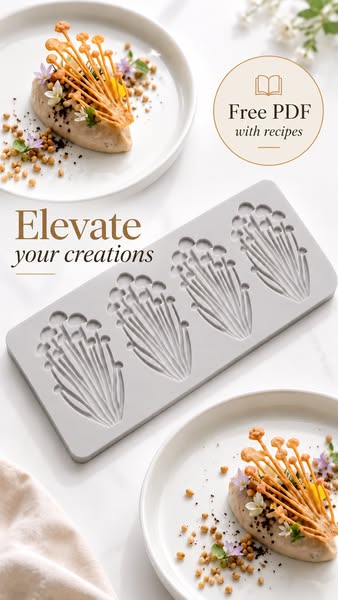 Tuille molds! Free PDF with recipes!!
