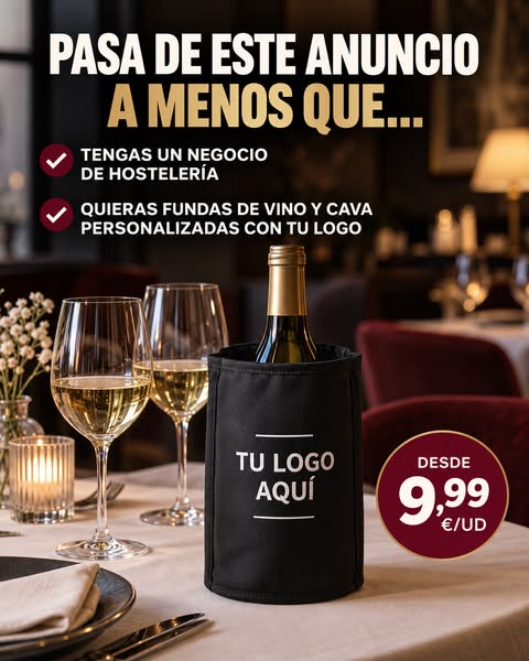 Fundas térmicas con tu logo · desde 9,99 €/ud