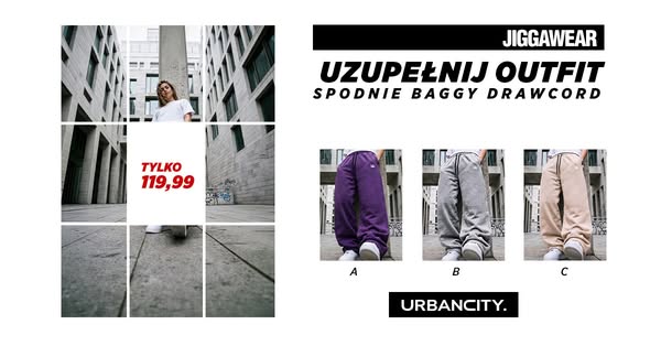 Dresy baggy Jigga Wear — 119,99 zł