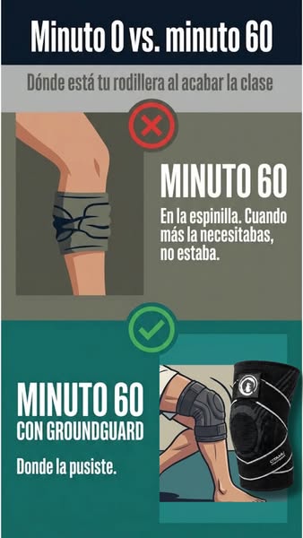 No dejes que una rodilla te frene