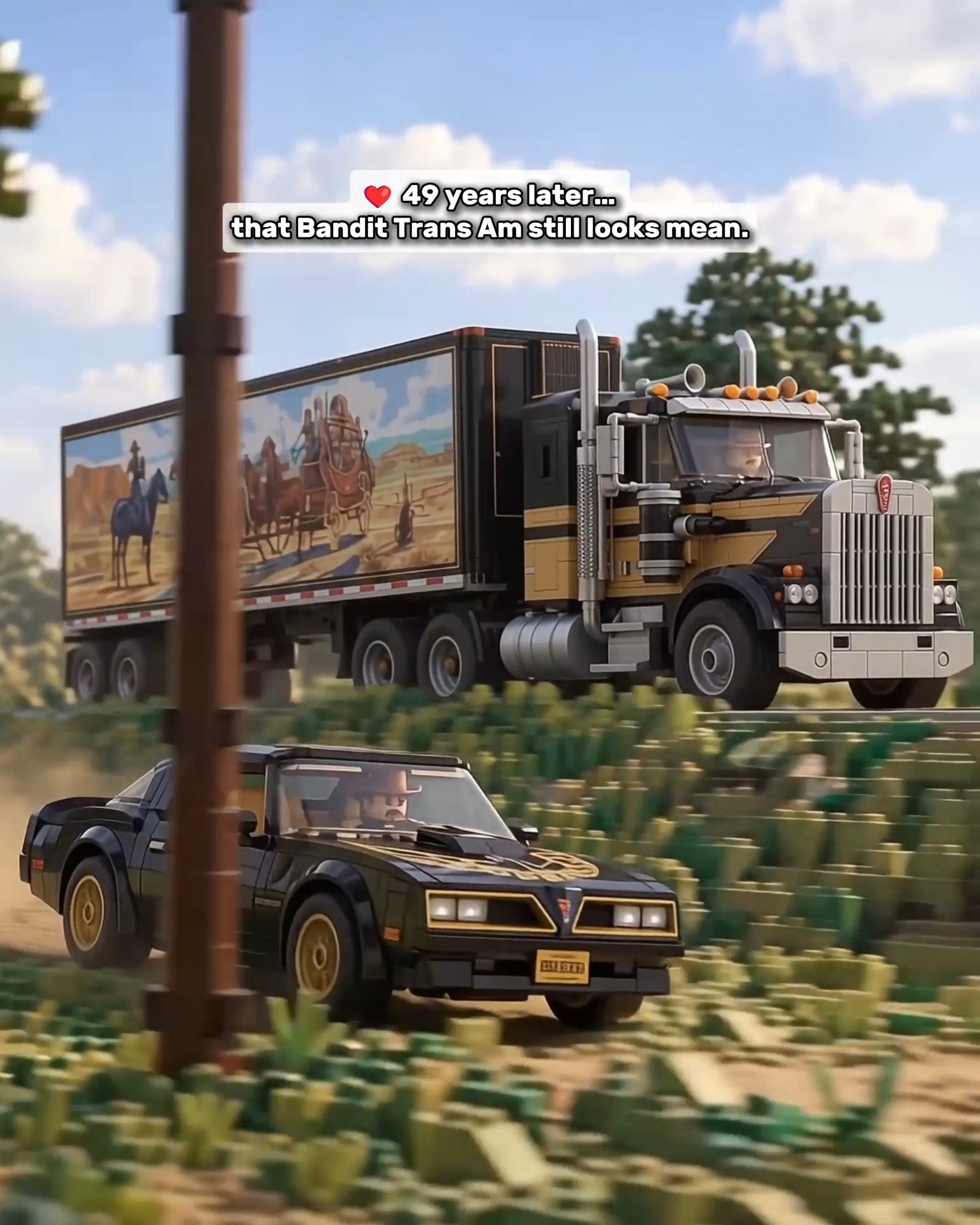 Smokey and the Bandit 49th Anniversary Building Set