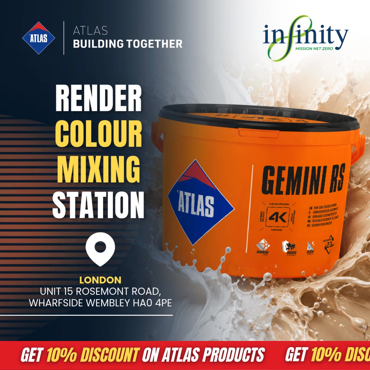 Get an exclusive 10% discount on ATLAS products!