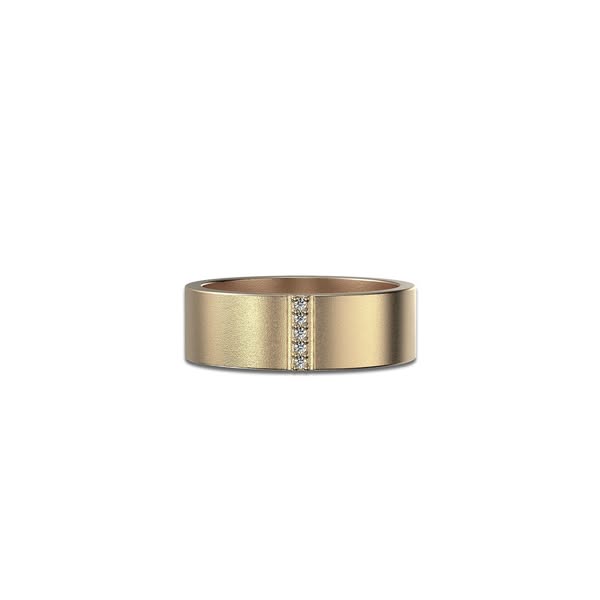 Pave Linear Diamond Ring
