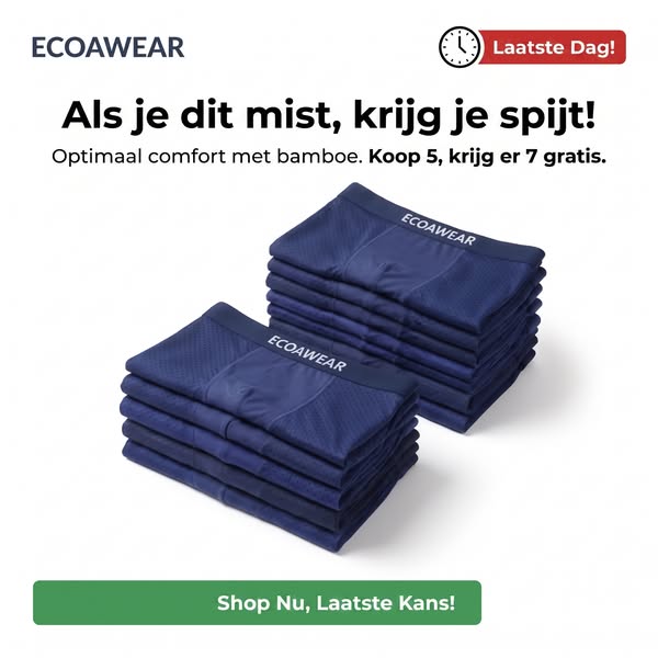 12 Premium Boxershorts Voor De Prijs Van 5