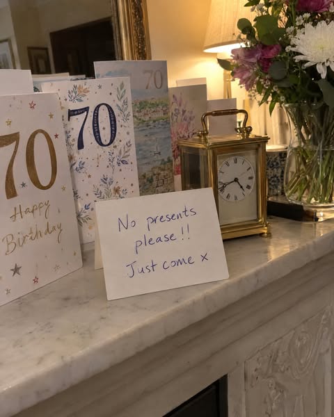 For friends who said 'no more stuff'