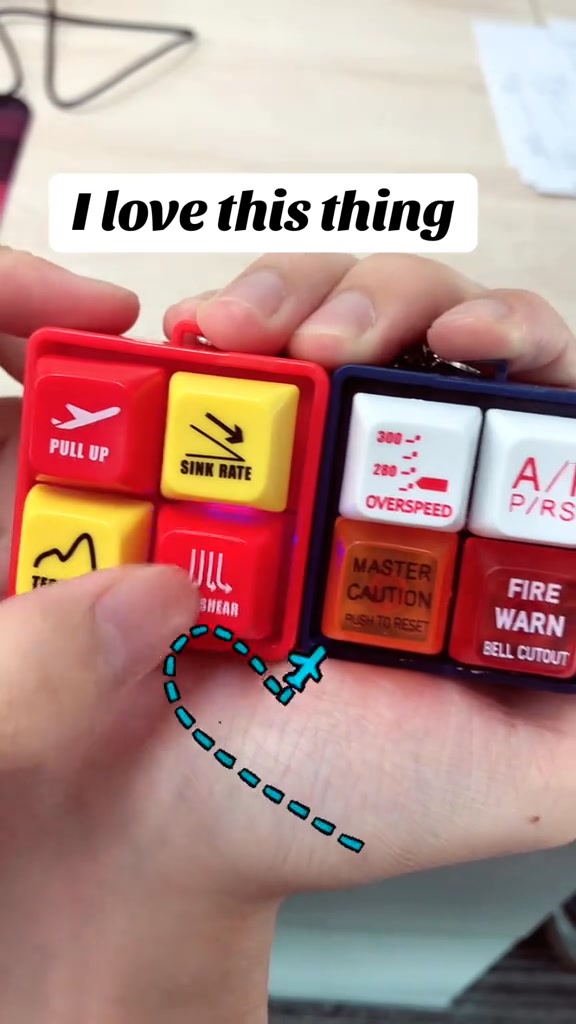 Pilot And Crew Alert Keychain EGPWS Warning Sound Simulator