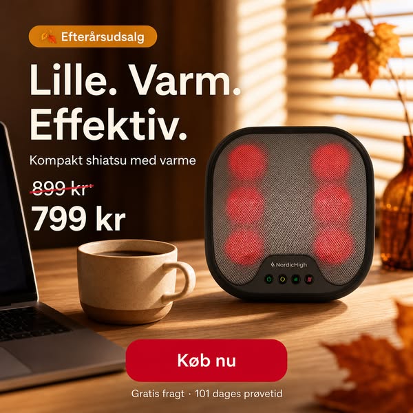 Efterårsudsalg: 799 kr (før 899 kr)