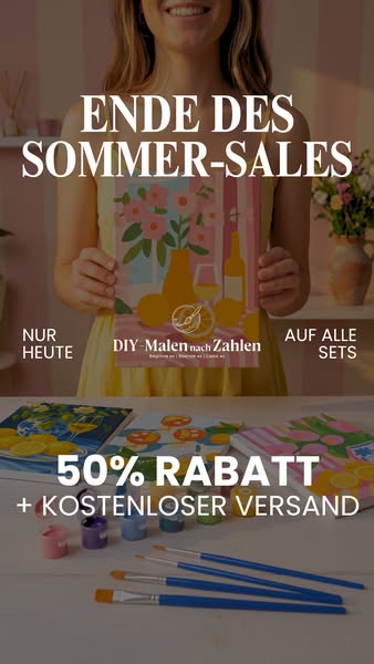 DIY Malen nach Zahlen | Leinwand für Erwachsene und Kinder
