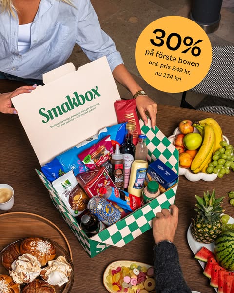 Nu 30% rabatt på första boxen!