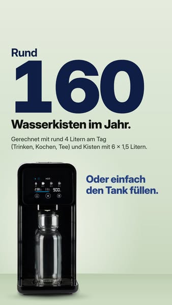 Rund 160 Wasserkisten im Jahr