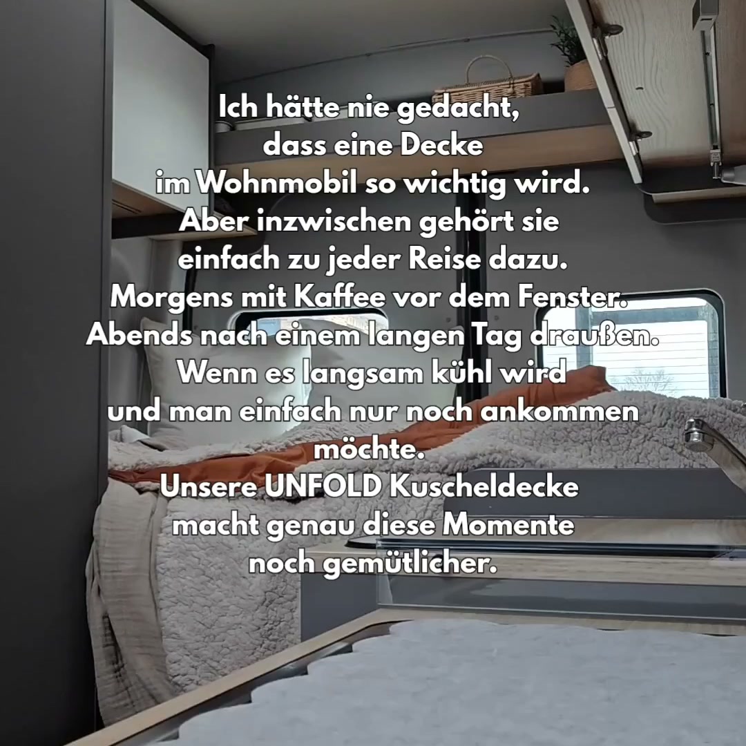Die Decke, die immer mitkommt
