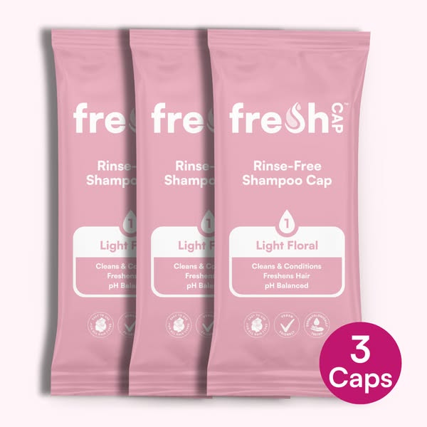 Light Floral Shampoo Cap