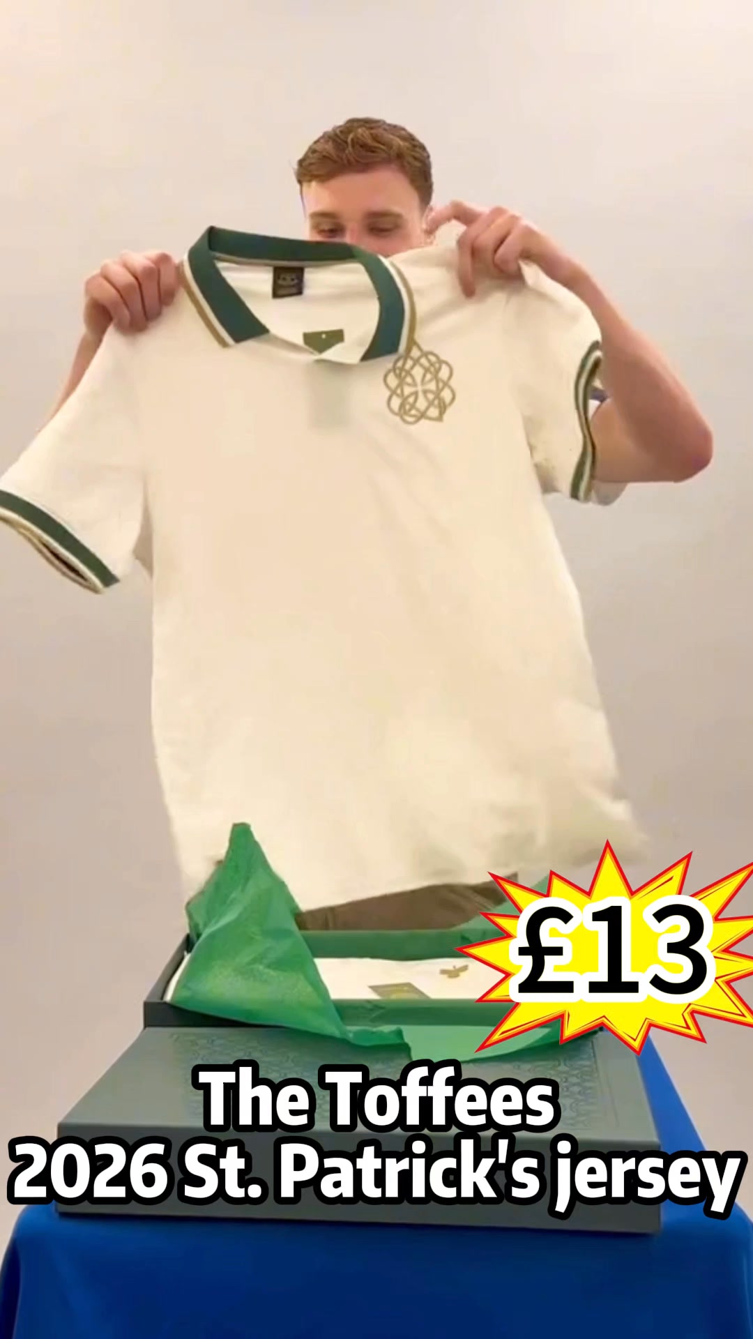 The Toffees 2026 St. Patrick's Day Jersey!