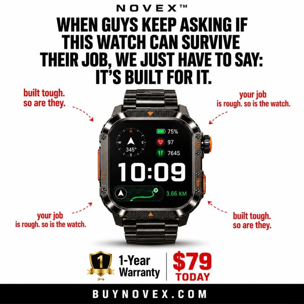 $79. GPS. 21-Day Battery. Waterproof. Calls & Notifications on your wrist. Health tracking 24/7.