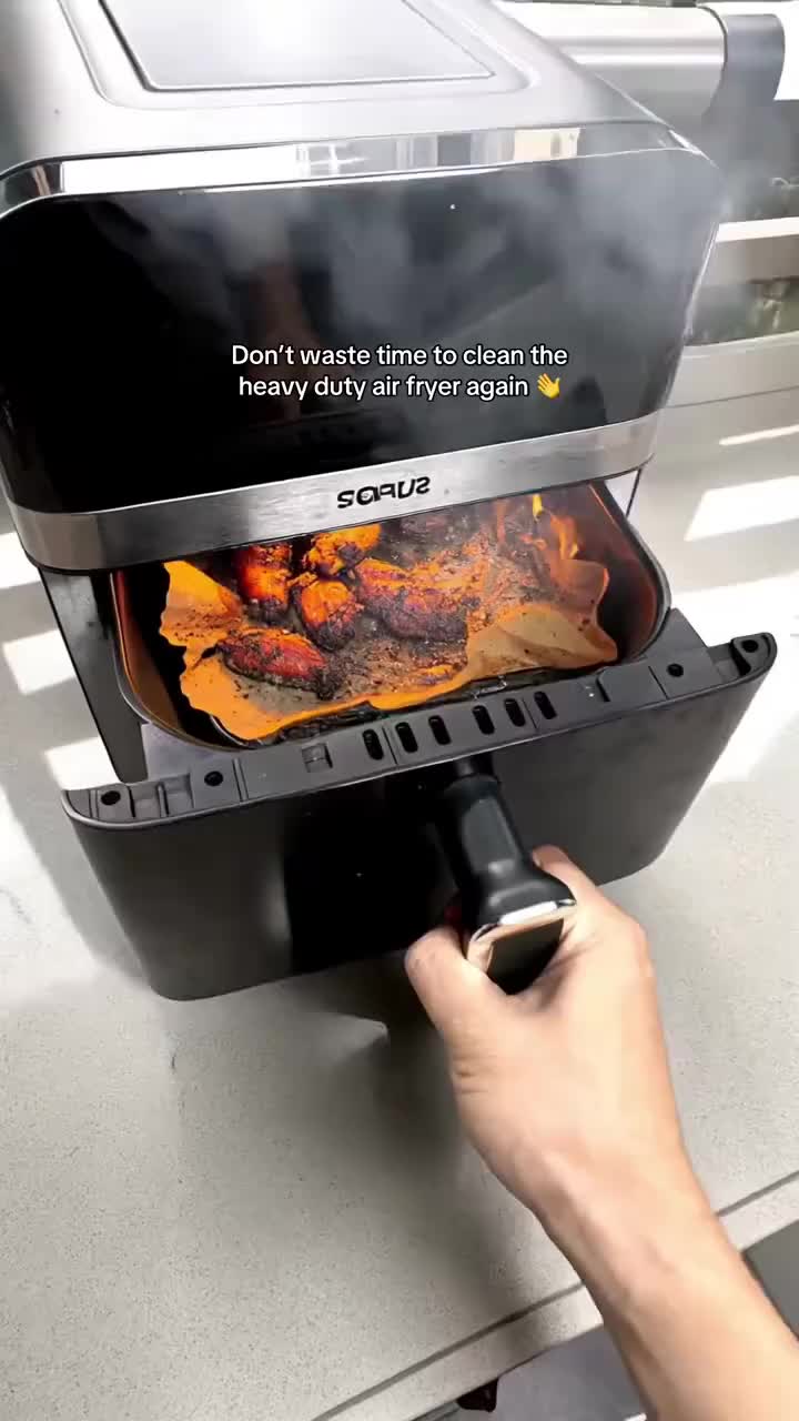 High-Temperature Resistant Air Fryer Silicone Baking Tray