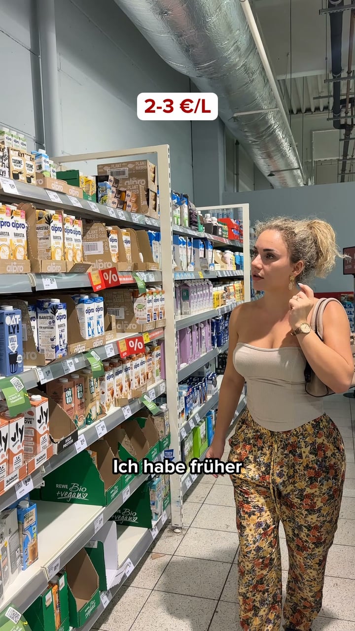 Frische pflanzliche Milch in 60 Sekunden