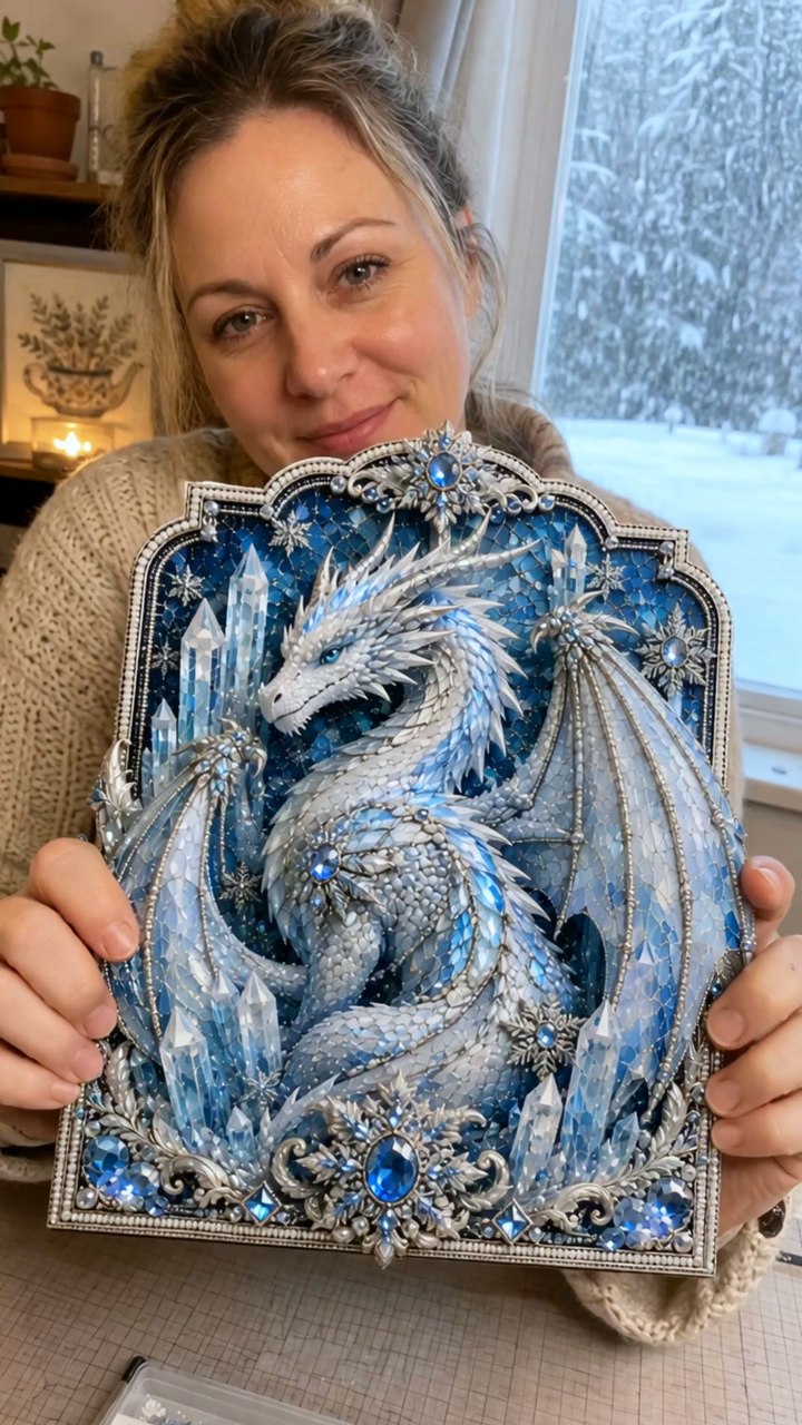 Dragon Realm 3D Layered Diamond Painting Kit