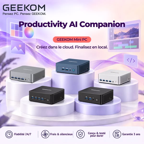 GEEKOM AI PC : Votre Assistant IA au Quotidien