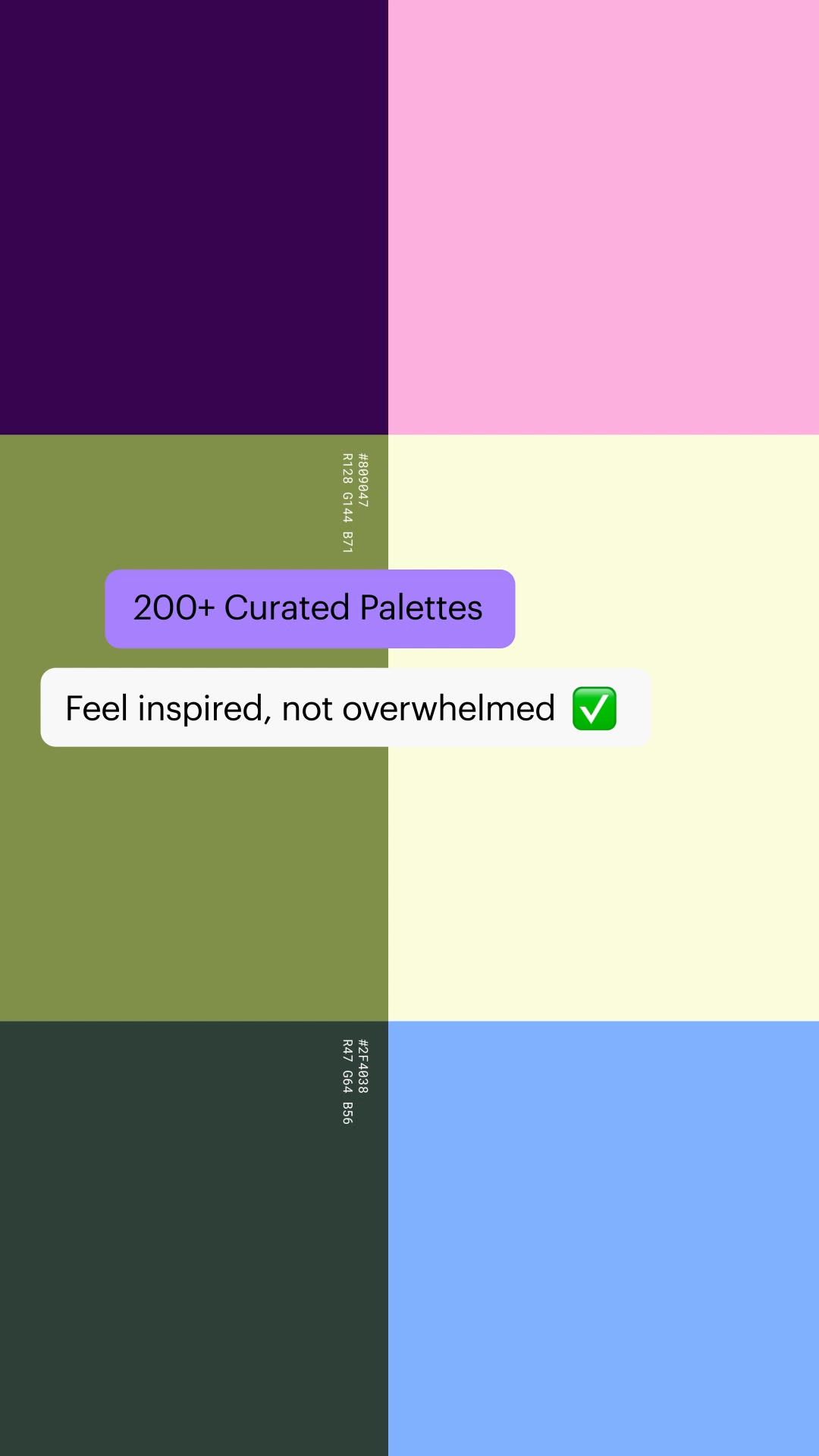 Struggling to create colour palettes from scratch?