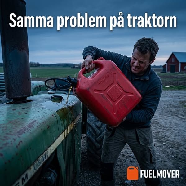 Slipp lyfta tunga bränsledunkar