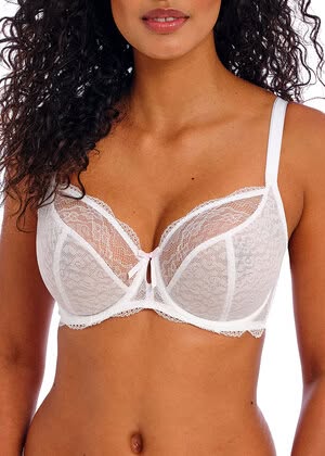 Freya Fancies White Plunge Bra - Size: 28/DD