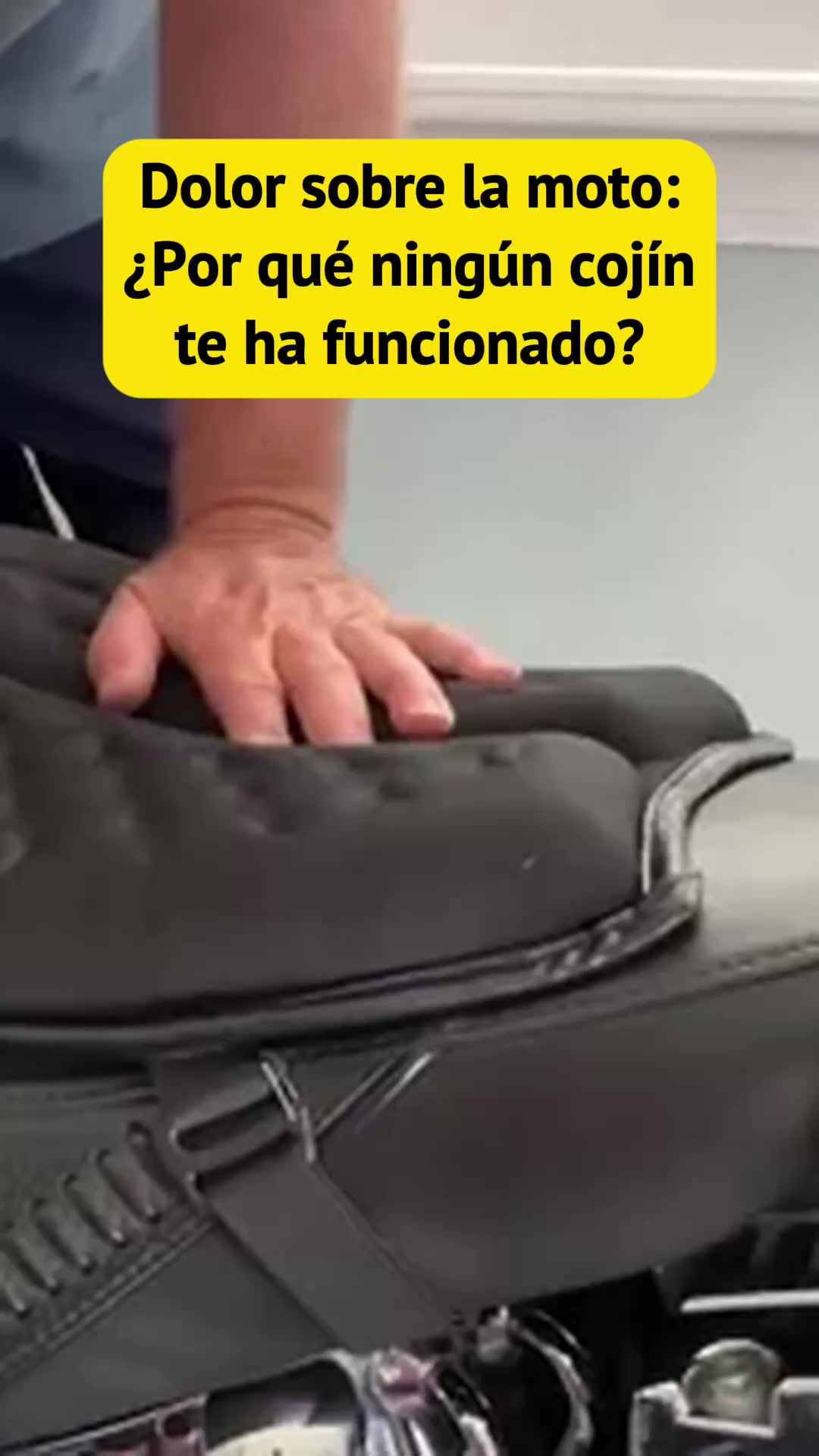 El coxis ya no toca el asiento