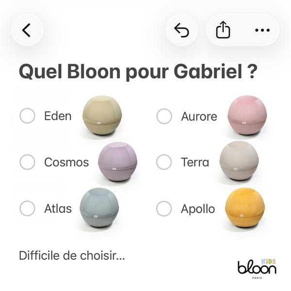 Bloon Kids — bouger assis, c'est permis.