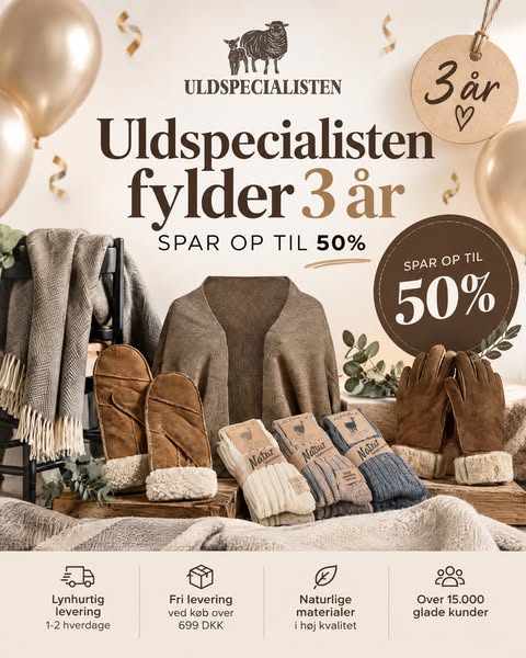 Op til -50% på hele shoppen