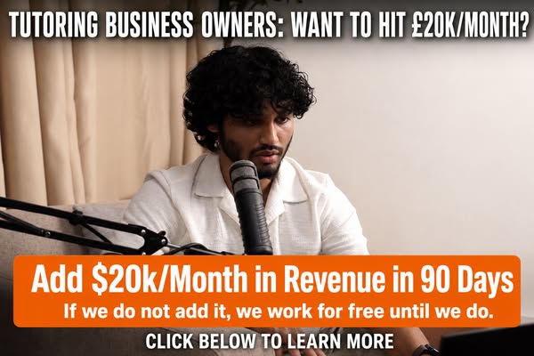 Tutors: $60k–$80k/mo in 90 Days (Or Don’t Pay)