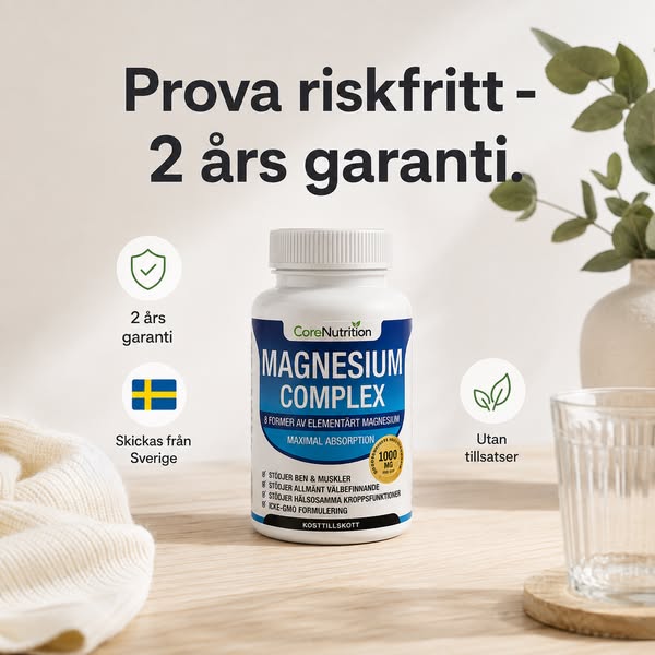 8 sorters magnesium. 1 kapsel.
