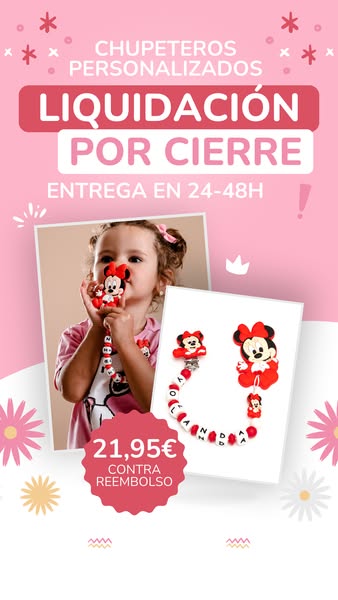 Tu bebé se merece lo mejor, regálale un chupetero personalizado.