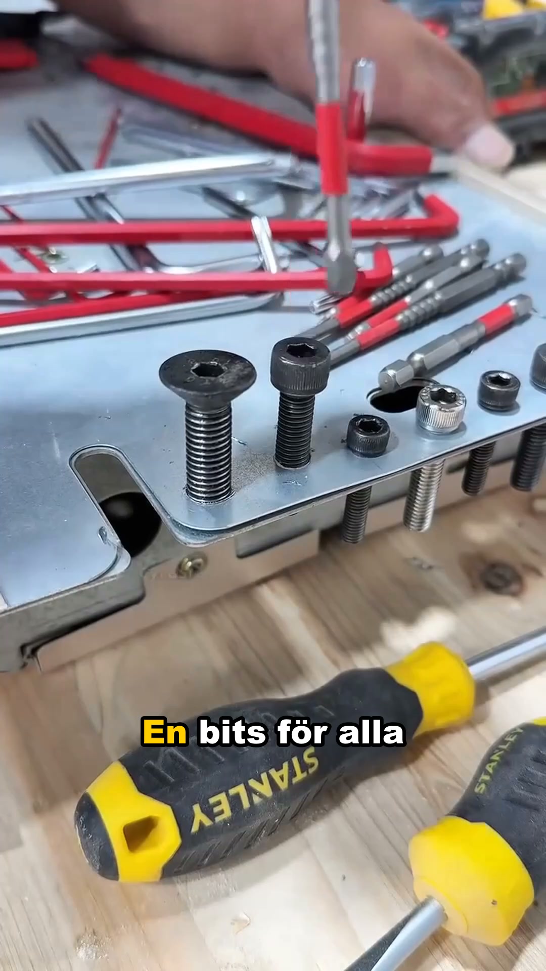 Sluta byta bits. Kör alla storlekar i ett svep.