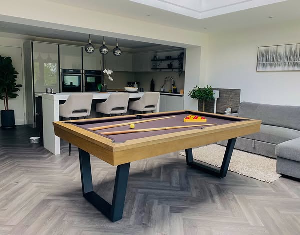 £3,997 | Signature Hackett Silver Mist Pool Dining Table: 7ft