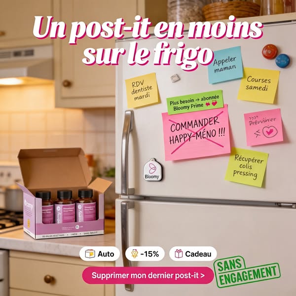 Économisez sur Happy-Méno à vie