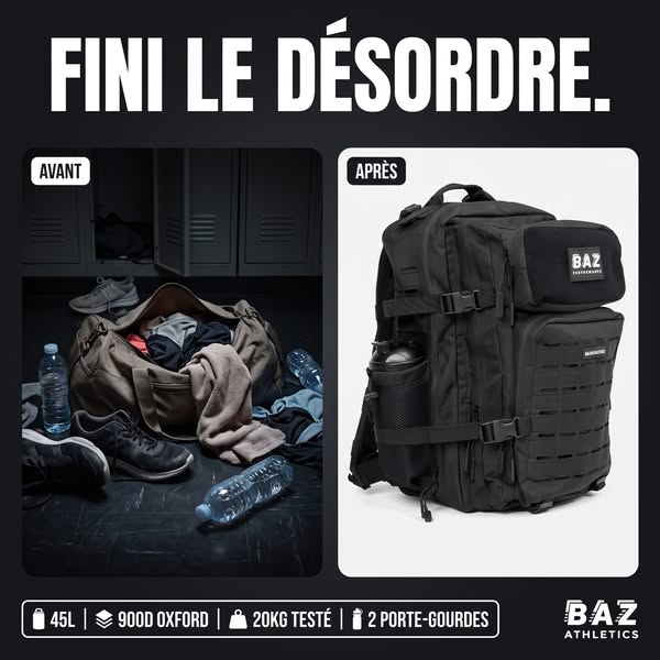 Sac Tactique 45L - Stock limité - Livraison gratuite