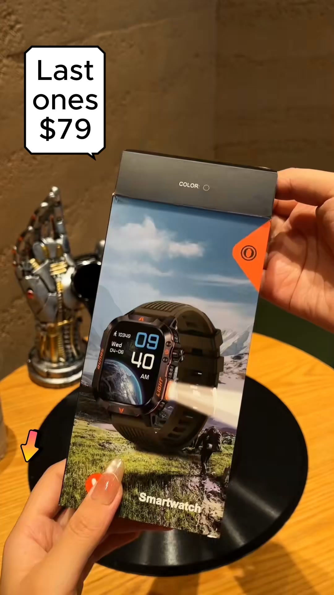 $79. GPS. 21-Day Battery. Waterproof. Calls & Notifications on your wrist. Health tracking 24/7.