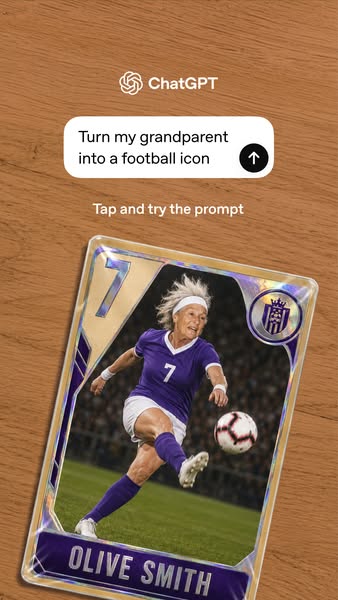 Tap and try the prompt