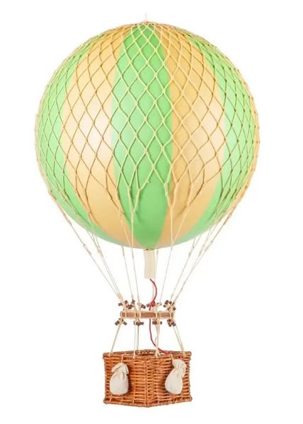 Ręcznie wykonany balon dekoracyjny "Royal Aero, Green Double"